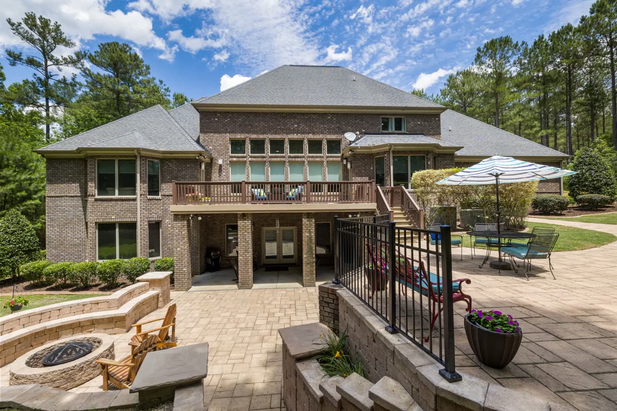 Clean paver patio surface — representative example